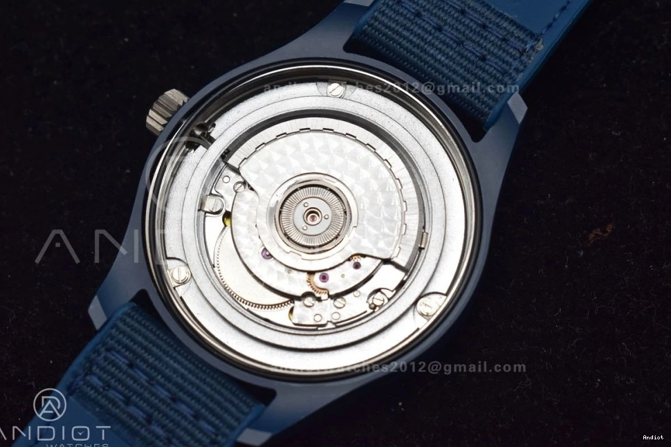 Strap Blue 'Laureus Edition A2892 Blue Pilot Best for Watch on Good' of Ceramic M+F Sport Nylon 0311